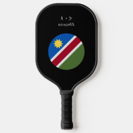 Flag für benutzerdefinierte Meldung Namibia Pickleball Schläger