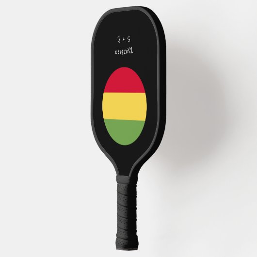 Flag für benutzerdefinierte Meldung Pickleball Schläger (Links)