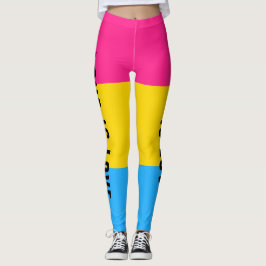 Flag für benutzerdefiniertes LGBT-Rainbow-Pansexua Leggings