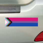 Flag für Bisexuelle Fortschritte Autoaufkleber (Auf Auto)