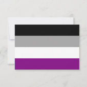 Flag für den asexuellen Stolz (Vorderseite)