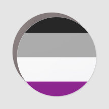 Flag für den asexuellen Stolz