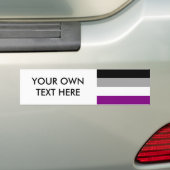 Flag für den asexuellen Stolz Autoaufkleber (Auf Auto)
