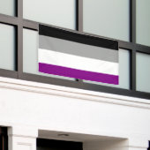 Flag für den asexuellen Stolz Banner (Äußeres Gebäude)