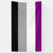 Flag für den asexuellen Stolz Banner (Vertikal)