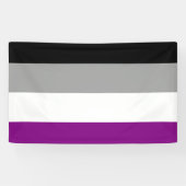 Flag für den asexuellen Stolz Banner (Horizontal)
