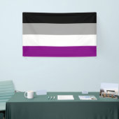 Flag für den asexuellen Stolz Banner (Messeveranstaltung)