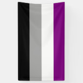 Flag für den asexuellen Stolz Banner (Vertikal)