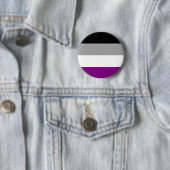 Flag für den asexuellen Stolz Button (Beispiel)