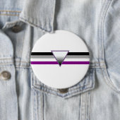 Flag für den asexuellen Stolz Button (Beispiel)