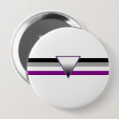 Flag für den asexuellen Stolz Button (Vorne & Hinten)