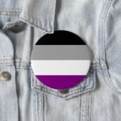 Flag für den asexuellen Stolz Button (Beispiel)