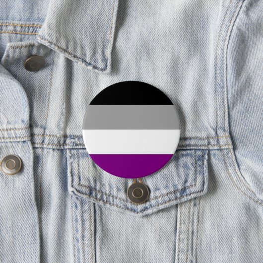 Flag für den asexuellen Stolz Button (Beispiel)