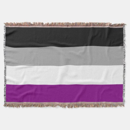 Flag für den asexuellen Stolz Decke (Vorderseite)