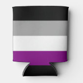 Flag für den asexuellen Stolz Dosenkühler (Vorderseite)