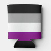 Flag für den asexuellen Stolz Dosenkühler (Rückseite)