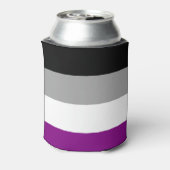 Flag für den asexuellen Stolz Dosenkühler (Kanne Rückseite)