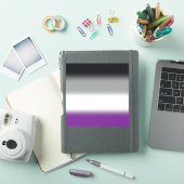 Flag für den asexuellen Stolz - farbenfrohe ACE-Ma Aufkleber (iPad Hülle)