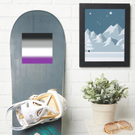 Flag für den asexuellen Stolz - farbenfrohe ACE-Ma Aufkleber