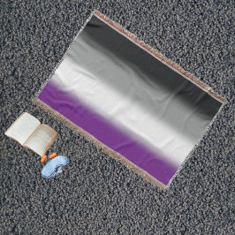 Flag für den asexuellen Stolz - farbenfrohe ACE-Ma Decke