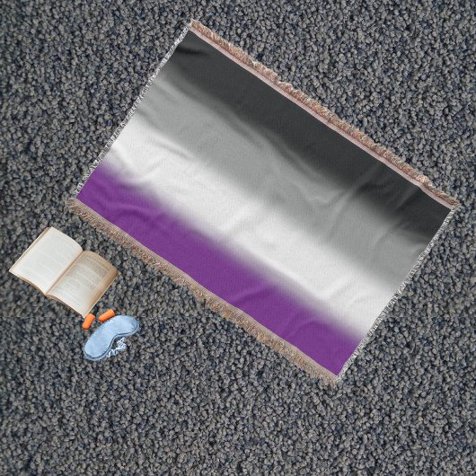 Flag für den asexuellen Stolz - farbenfrohe ACE-Ma Decke