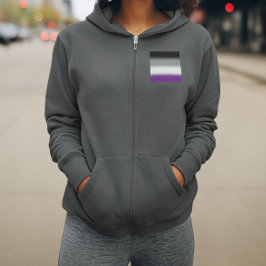 Flag für den asexuellen Stolz - farbenfrohe ACE-Ma Hoodie