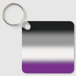 Flag für den asexuellen Stolz - farbenfrohe ACE-Ma Schlüsselanhänger