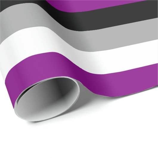 Flag für den asexuellen Stolz Geschenkpapier (Rolleneckpunkt)