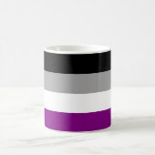Flag für den asexuellen Stolz Kaffeetasse (Mittel)