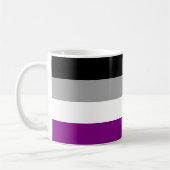 Flag für den asexuellen Stolz Kaffeetasse (Links)
