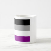 Flag für den asexuellen Stolz Kaffeetasse (Mittel)