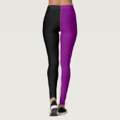 Flag für den asexuellen Stolz Leggings (Rückseite)