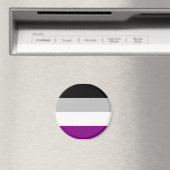 Flag für den asexuellen Stolz Magnet (In Situ (Geschirrspüler))