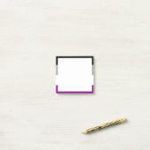 Flag für den asexuellen Stolz Post-it Klebezettel (Auf Schreibtisch)