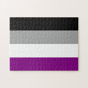 Flag für den asexuellen Stolz Puzzle