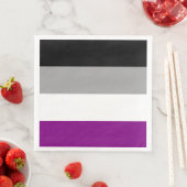 Flag für den asexuellen Stolz Serviette (Beispiel)