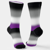 Flag für den asexuellen Stolz Socken (Gewinkelt)