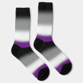 Flag für den asexuellen Stolz Socken (Rechts)