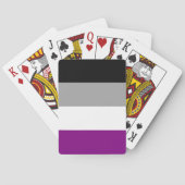 Flag für den asexuellen Stolz Spielkarten (Rückseite)