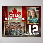 Flag für den benutzerdefinierten Speicher-Mate-Vor Poster (Vorne)