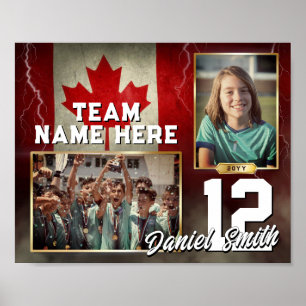 Flag für den benutzerdefinierten Speicher-Mate-Vor Poster