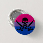 Flag für den Bisexual Pirate Button (Vorne & Hinten)