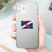 Flag für den Boot-Pride Aufkleber (Telefon)