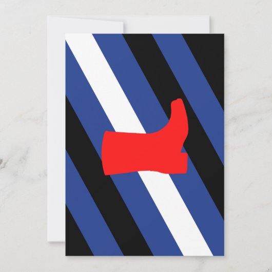Flag für den Boot-Pride Feiertagskarte (Vorderseite)