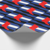 Flag für den Boot-Pride Geschenkpapier (Ecke)