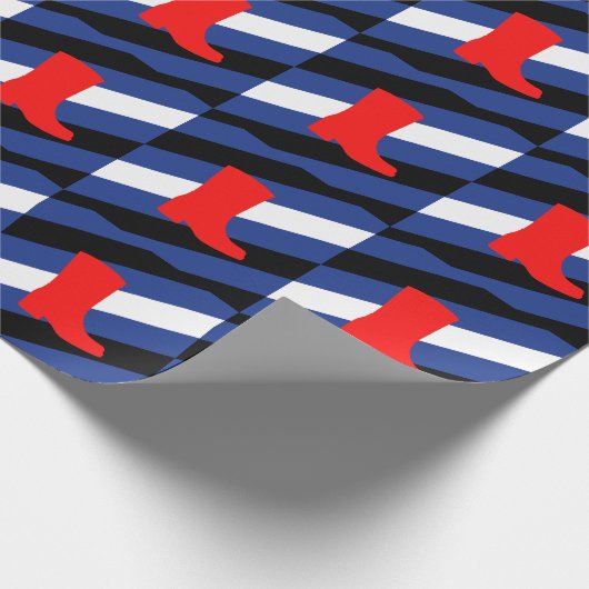 Flag für den Boot-Pride Geschenkpapier (Ecke)
