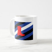 Flag für den Boot-Pride Kaffeetasse (Vorderseite Links)