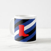 Flag für den Boot-Pride Kaffeetasse (Vorderseite Links)