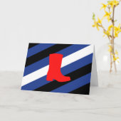 Flag für den Boot-Pride Karte (Gelbe Blume)