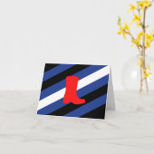 Flag für den Boot-Pride Karte (Gelbe Blume)